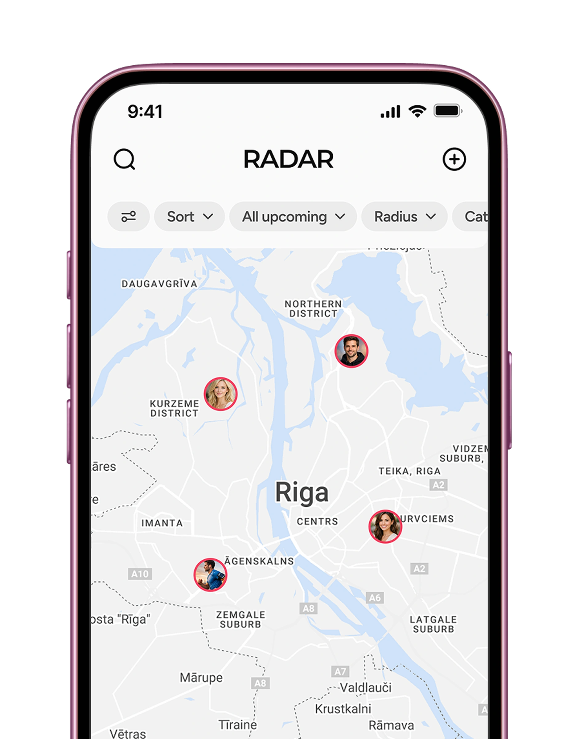 Event and activity radar