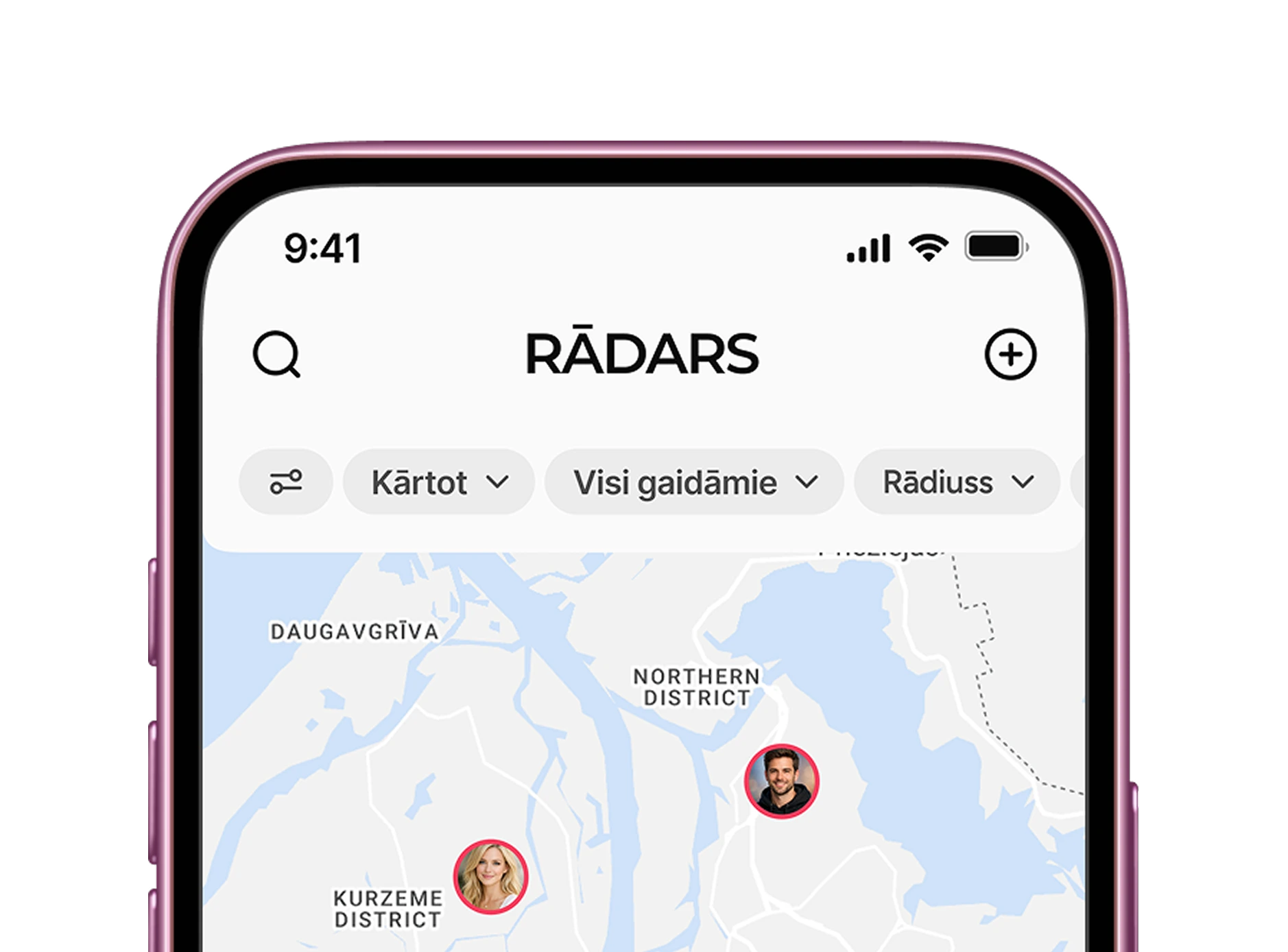 Persona izmanto BUYONE, lai rezervētu tikšanos