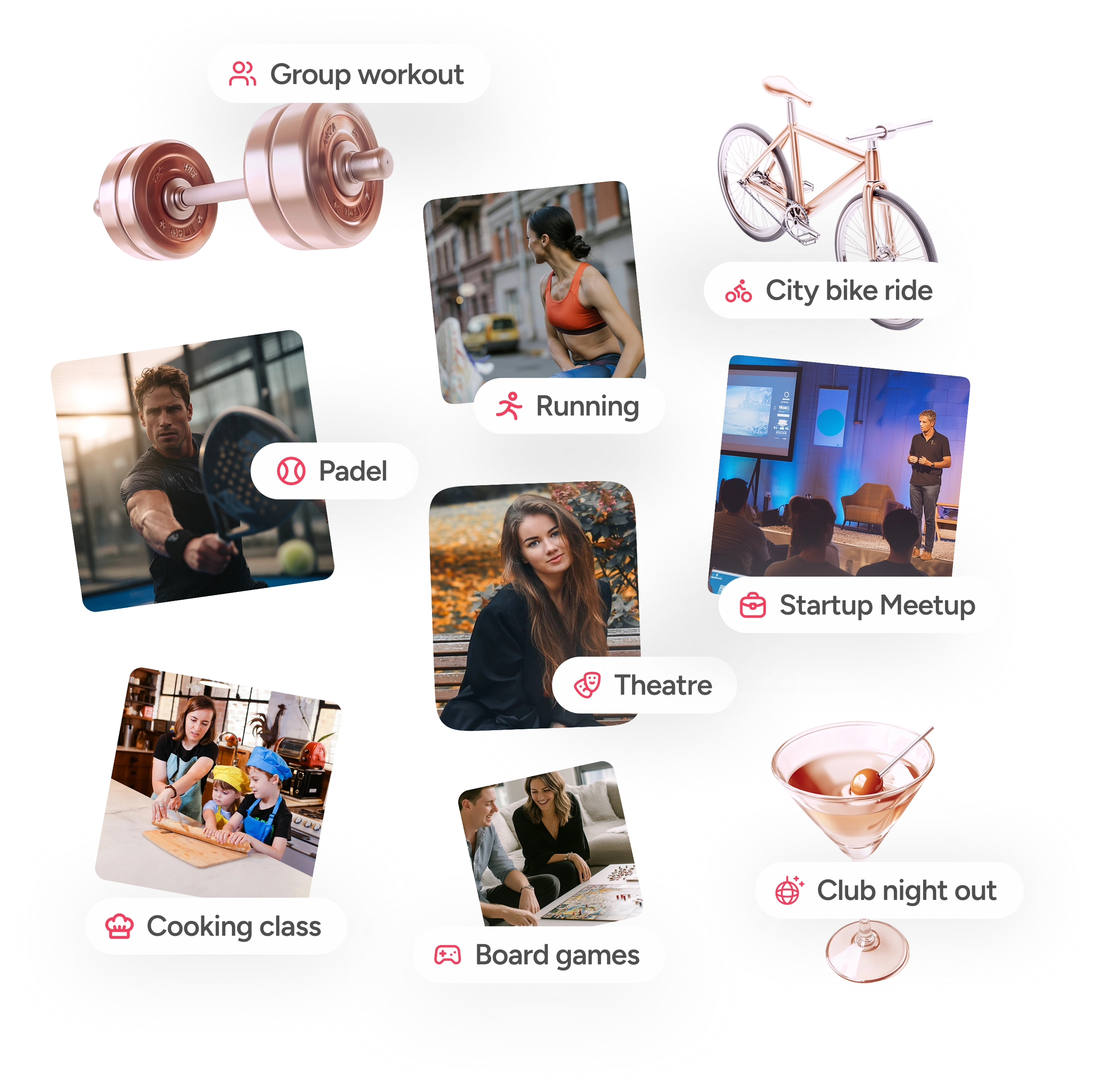 BUYONE platform displaying available services and activity categories